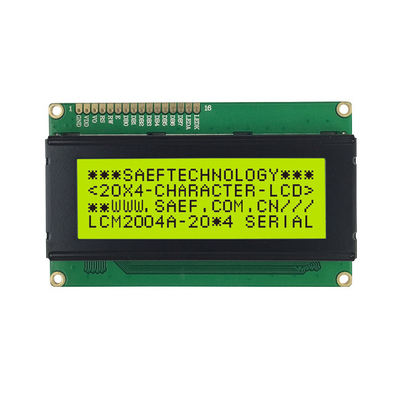 SFBM2004HX-A-Y 20x4 Zeichen-LCD-Display-Modul 3V STN Gelb/Grün SPLC780D Kompatible Kontrastregelung VO Pin Easy Tuning