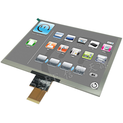 LVDS-Schnittstelle 8 Zoll IPS TFT-LCD-Modul 1024x768 Auflösung Vollsichtwinkel