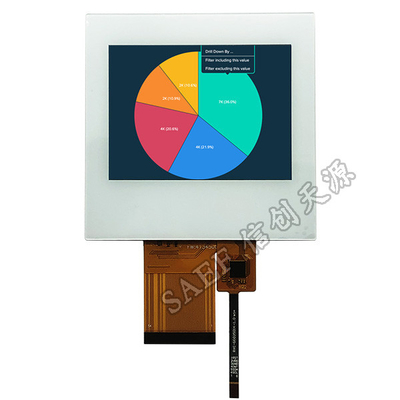 QVGA 3,5&quot; Landschaft-RGB-Touch Screen HX8238 54 PCAP TFT Anzeigen-320x240 Pin