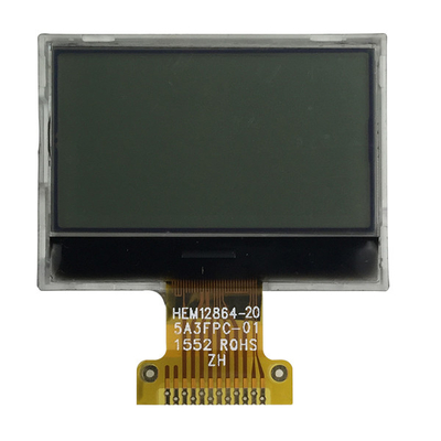 ZAHN 3.3V SPI grafische Anzeige FSTN positive 128x64 LCD Schnittstelle mit weißer Hintergrundbeleuchtung