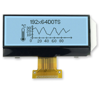 ZAHN 192x64 einfarbiger grafischer LCD zeigen positive UC1609C 3.3V SPI Schnittstelle FSTN an