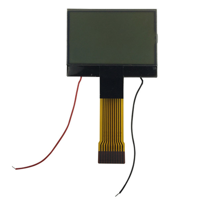 ZAHN grafische STN LCD Anzeige 128x64 mit Gelbgrün Hintergrundfarbe