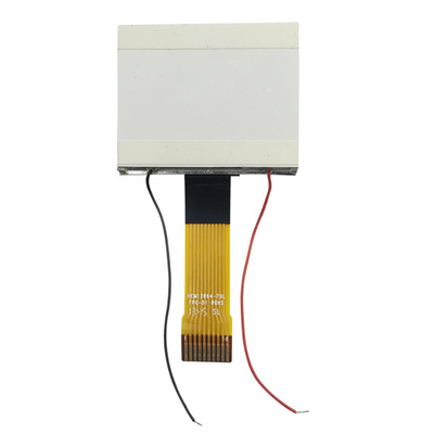 ZAHN grafische STN LCD Anzeige 128x64 mit Gelbgrün Hintergrundfarbe