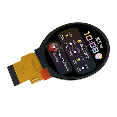 1000 Nits hohe Helligkeit TFT-Display, 2,1 Zoll rundes TFT-LCD 480x480 Punkte Matrix SPI &amp; RGB-Schnittstelle