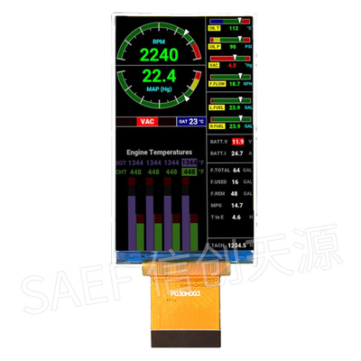 360x640 IPS 3 Zoll TFT LCD-Modul-Anzeigen-voller Betrachtungs-Winkel mit RGB-Schnittstelle