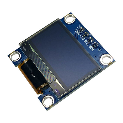 0.96 Zoll OLED-Display mit 4-Pin-I2C-Steuerplatte Weiß/Blau/Gelb-Blau