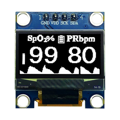 0.96 Zoll OLED Modul 12864 COG PCB 4 Pins SPI I2C für medizinische Geräte