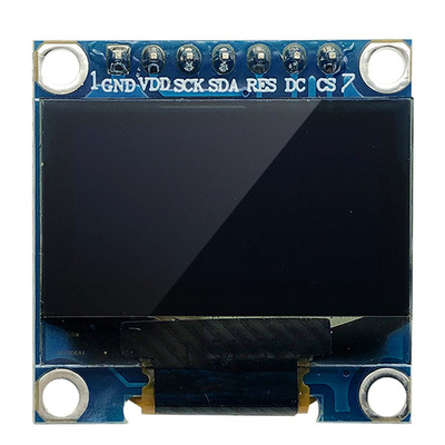 0.96 Zoll SSD1306 Controller 7 Stift Weiße und Blaue Schriftarten SPI OLED-Display 128x64 3V PMOLED