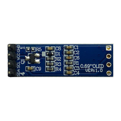 4 des Stift96x16 OLED Zoll I2C IIC SSD1306 3V 5V Anzeigen-Modul-0,69 kompatibel