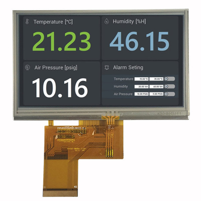 TFT-LCD-Display 4,3 Zoll mit Resistive Touch 480x272 ST7282T2 40 Pin RGB-Schnittstelle
