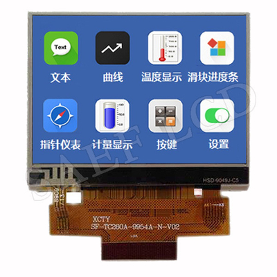 MCU-Schnittstelle IPS TFT LCD 2,6&quot; Querformat des Zoll 480x320 mit RTP