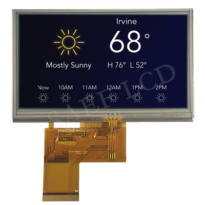 Betrachtungs-Winkel RGB-Schnittstelle IPS Zoll 40 480x272 LCD TFT 4,3 STIFTvolle