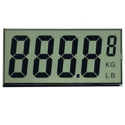 Alphanumerische 7 Segment LCD-Anzeige, Platte TN LCD für Gewichts-Zähler Front Screen