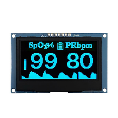 128x64 punktiert OLED-Anzeigen-Modul 2,4