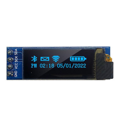 128x32 OLED-Anzeigemodul 0,91 Zoll 4 Pins | SSD1306-Treiber-IC | I2C-Schnittstelle