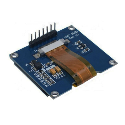 1.54 Zoll OLED Display Modul 128x64 SPI Schnittstelle Weiß / Blaue Schriftart
