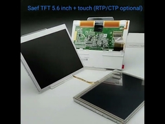 40 Pin Color 5.6 Inch TFT LCD RGB Display With Resistive Touch Panel