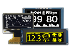 Monochrome OLED-Anzeige